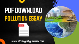 Pollution essay PDF Download