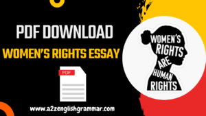 Women's Rights Essay PDF Download [2023]