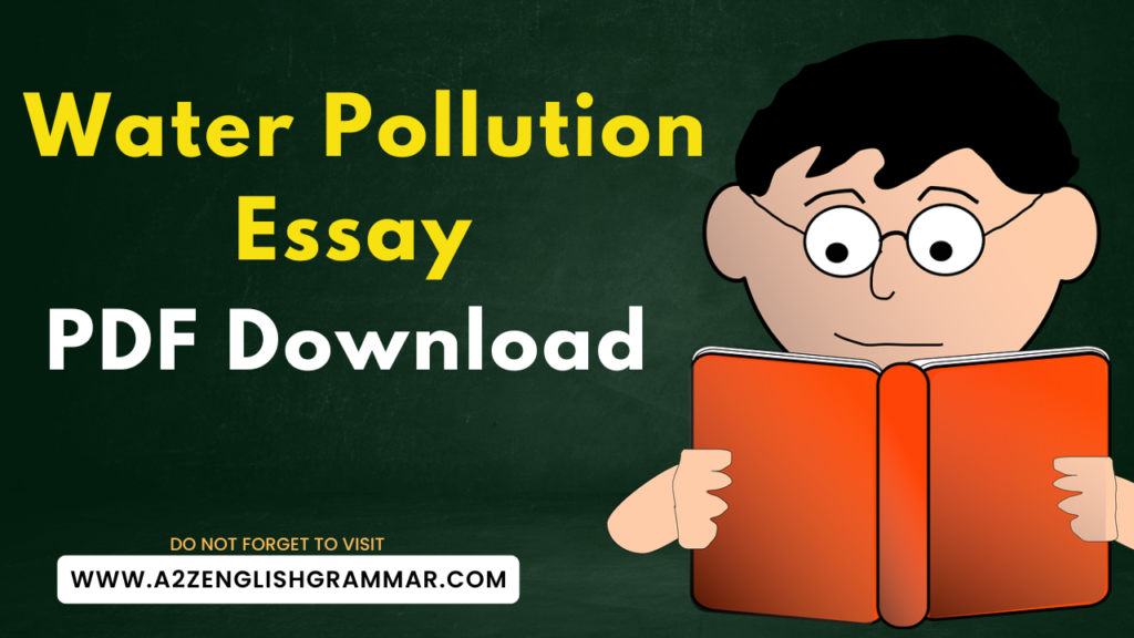 how to avoid water pollution essay